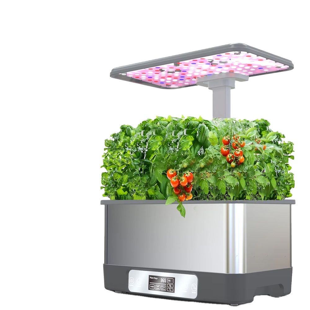 Hydroponic Grow Pod - Intelligente WiFi-Hydrokultur-Pflanzbox, 8-Pod-Innengarten mit automatischer Bewässerung