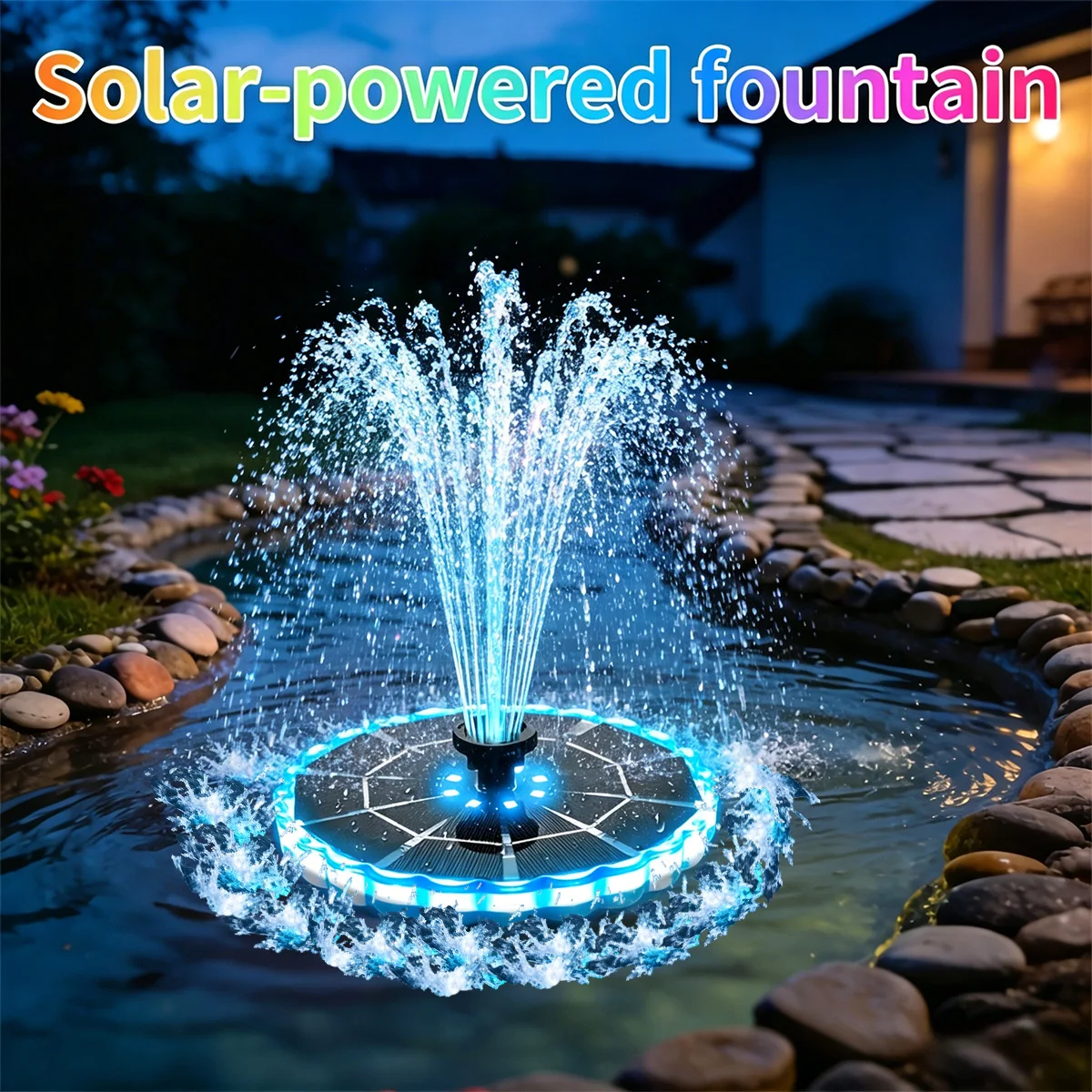 Indoor Garden Kit - 3,5W Solar-Springbrunnen für Garten und Teich,