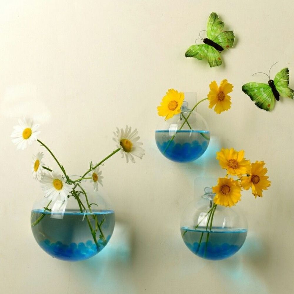 Hydroponic Grow Pod - Transparente Glasvase Wandbehang Hydro ponik Terrarium