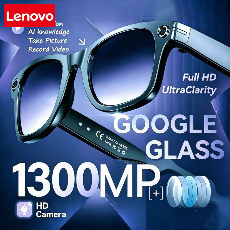 Garden Camera - Lenovo AI Vision-Brille 8K HD-Kamera LED-Lampe