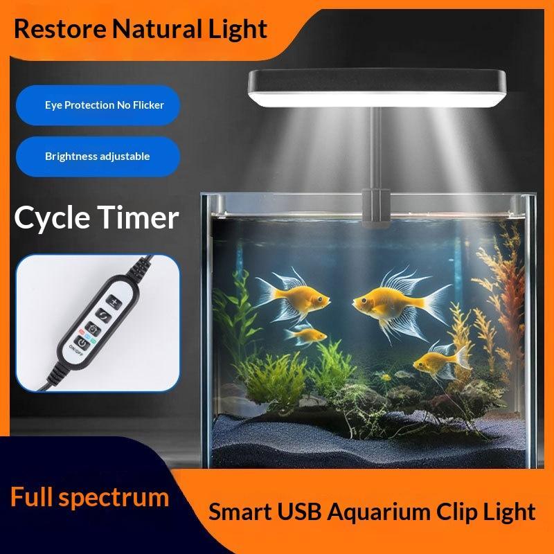 Plant Grow Light Full Spectrum - Vollspektrum LED-Aquariumbeleuchtung 360 Grad Einstellbar mit