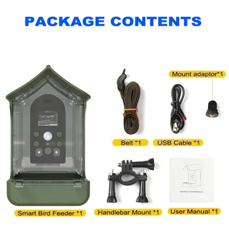 Garden Camera - Wasserdichte Wildkamera für den Außenbereich, integriertes
