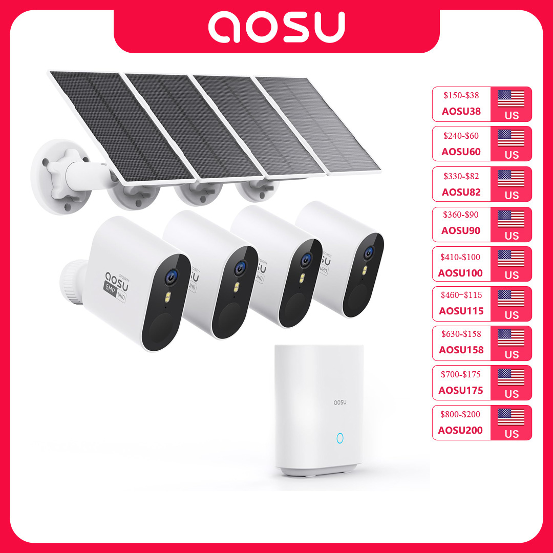 AOSU 5MP Solar-Kamerasystem fü – Garden Camera Bewertung und Preis
