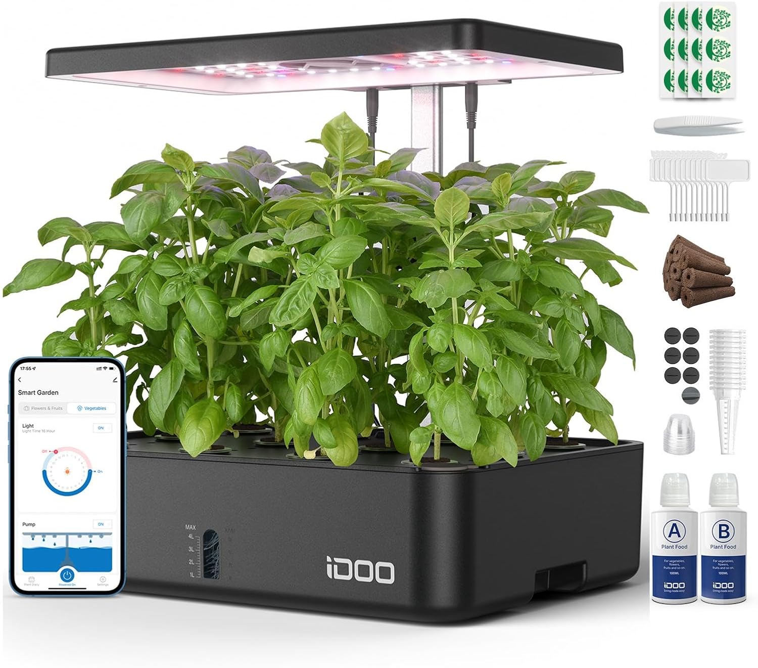 12-Pods-WiFi-Hydroponik-Anbaus – Hydroponic Grow Pod Bewertung und Preis