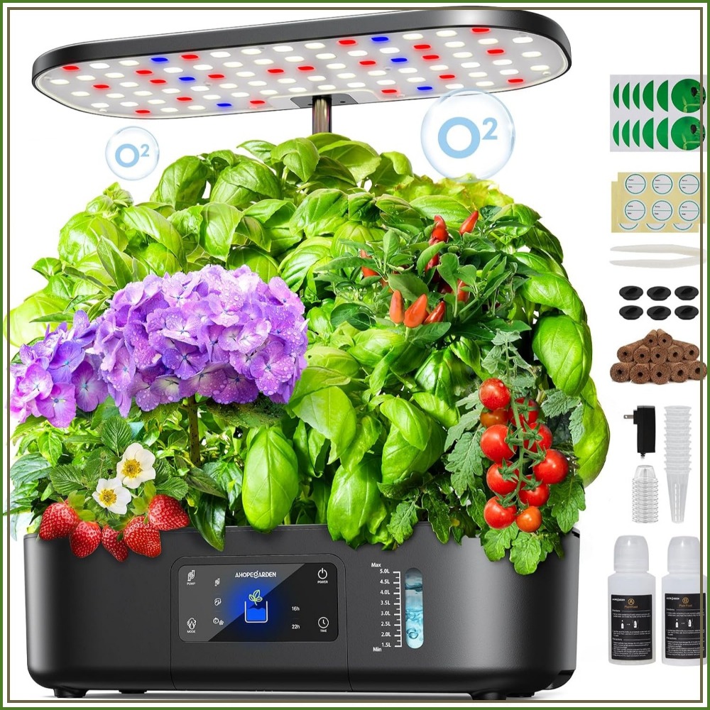 12-Pod Indoor-Hydroponik-Garte – Hydroponic Grow Pod Bewertung und Preis