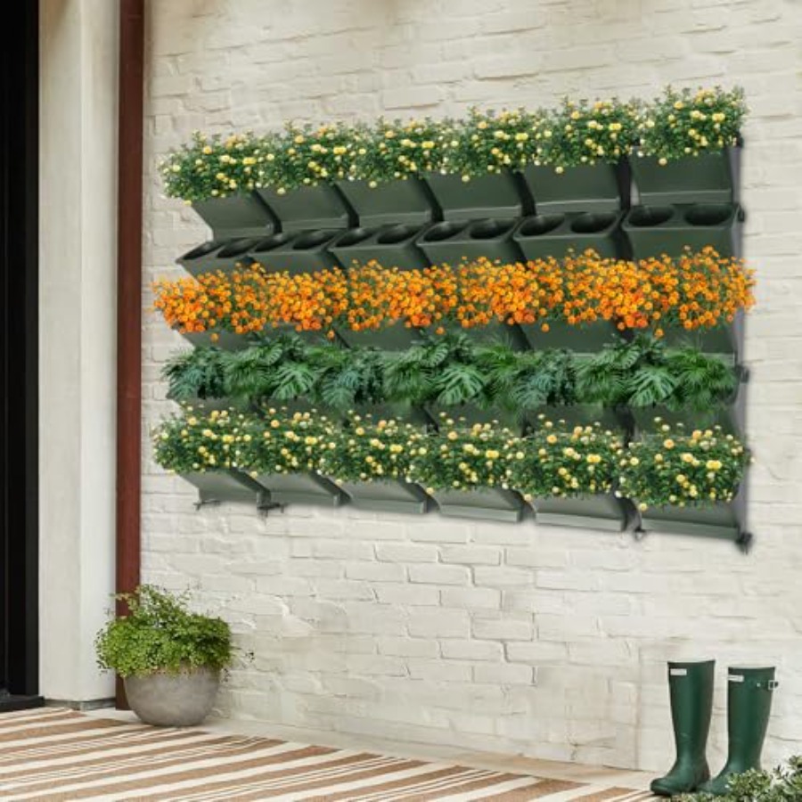 Vertikaler Wandpflanzkasten fü – Self Watering Planter Bewertung und Preis